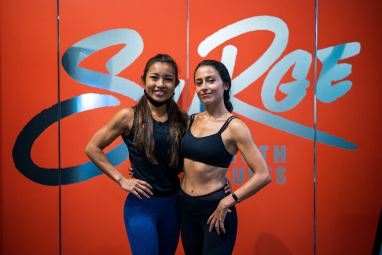 Female Client With Woman Personal Trainer Jacqualine Toh Singapore