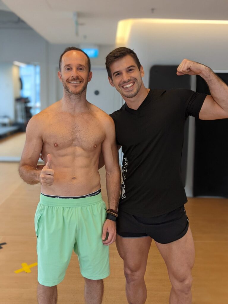 Daniele Francila with sam | Best Personal Training Fitness Gym Singapore | Surge PT: Strength & Results