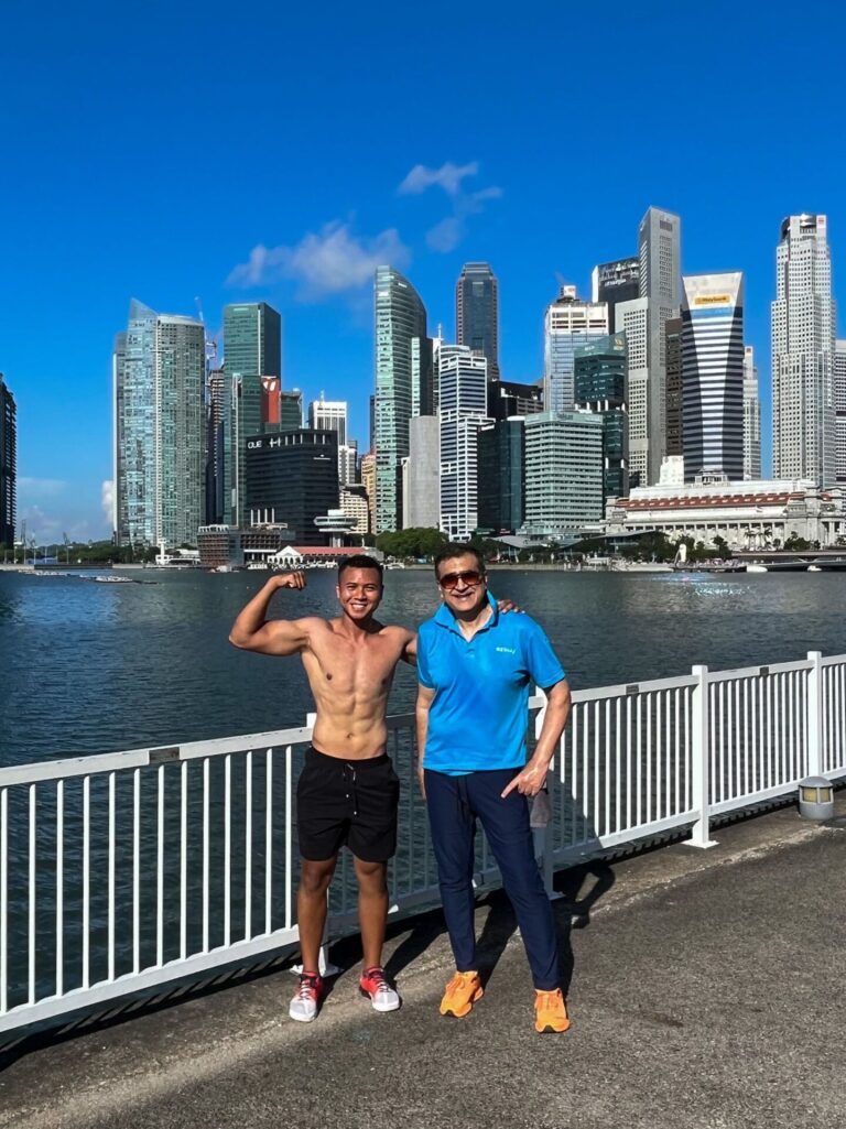 Danial with Mr Kamran | Best Personal Training Fitness Gym Singapore | Surge PT: Strength & Results