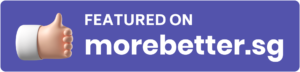 MoreBetter Singapore Featured Logo | Best Personal Trainer Fitness Gym In Singapore | Surge PT: Strength & Results