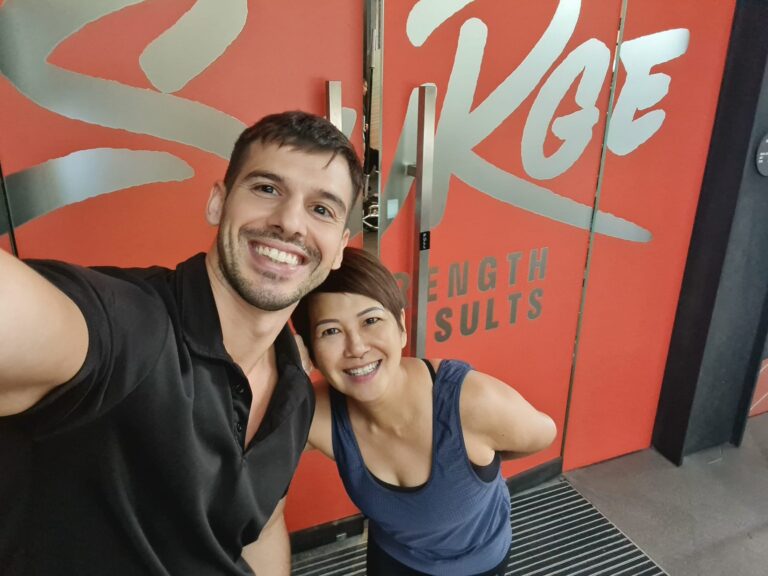Cat with Sam 2 | Best Personal Training Fitness Gym Singapore | Surge PT: Strength & Results