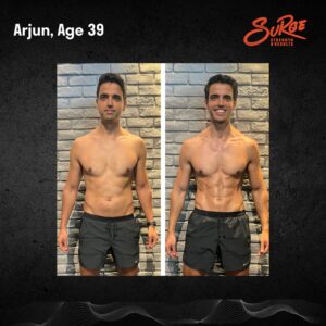 Arjun Before and after