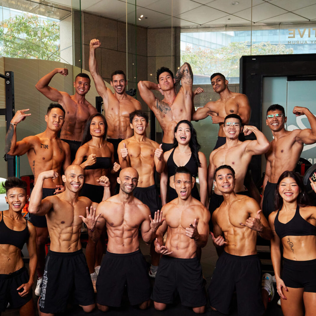 Surge Personal Trainers Singapore Flexing With Bods