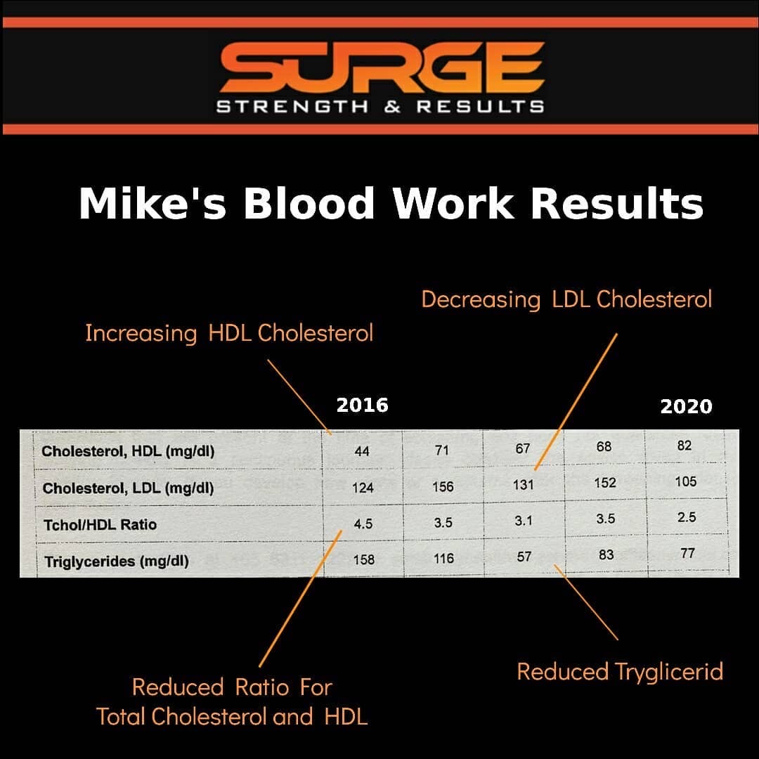 Personal Training Mike Yoon Blood Test Results