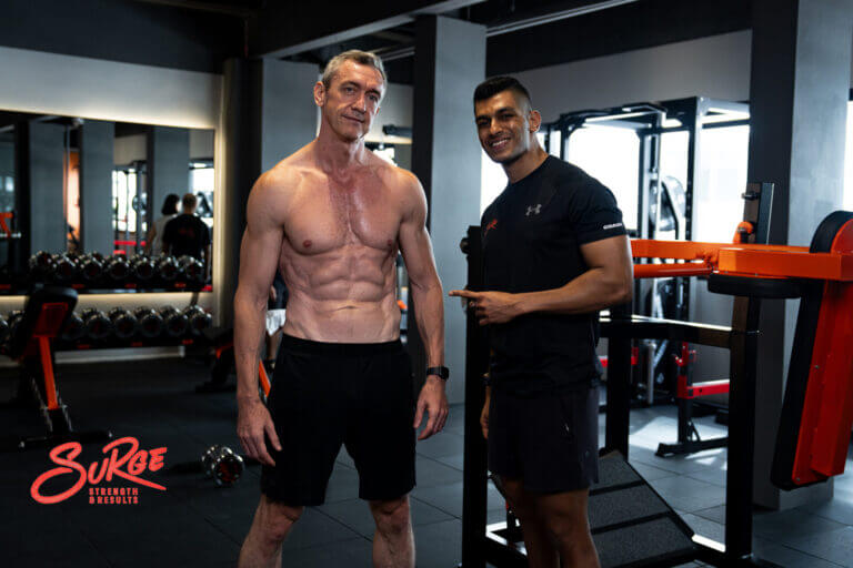 Male Personal Training Gym Surge Strength & Results Lance Greg with Male Personal Trainer Shaakir 2