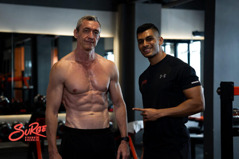 Male Personal Training Gym Surge Strength & Results Lance Greg with Male Personal Trainer Shaakir