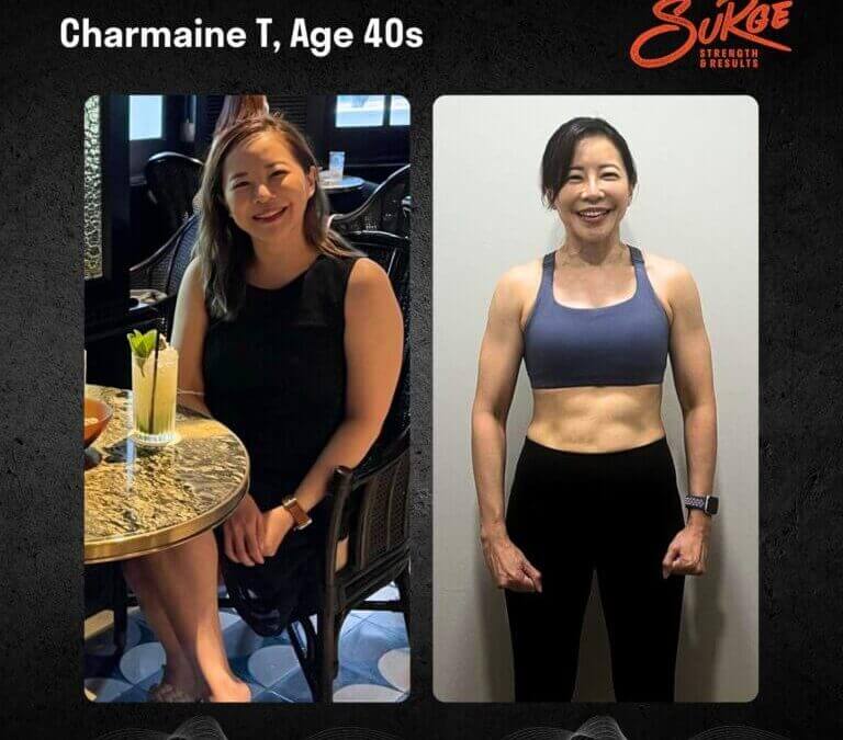 Charmaine Transformation 2 768x768 1 | Best Personal Training Fitness Gym Singapore | Surge PT: Strength & Results
