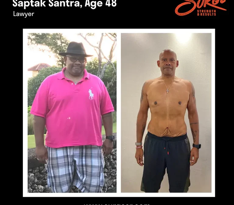 Saptaks Transformation Front.jpg | Best Personal Training Fitness Gym Singapore | Surge PT: Strength & Results