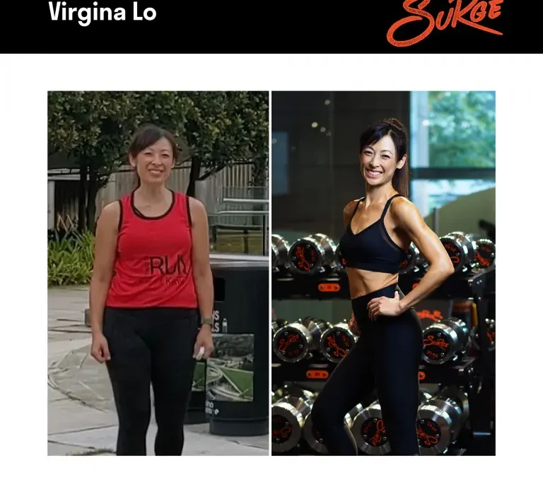 virginia Client transformation 768x768 1.jpg | Best Personal Training Fitness Gym Singapore | Surge PT: Strength & Results