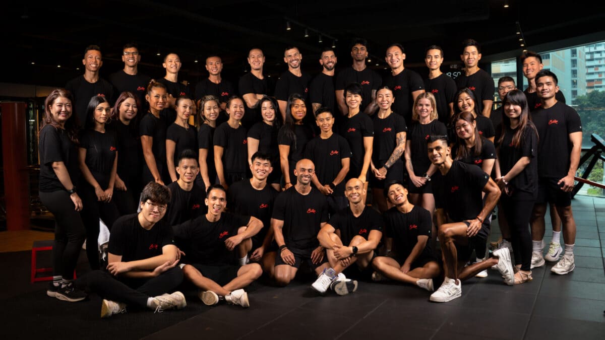 SURGE personal training team at their private studio in Singapore