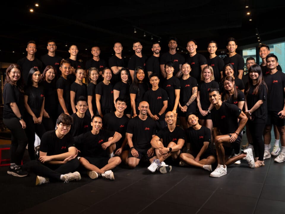SURGE personal training team at their private studio in Singapore